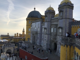 colorful Pena Palace in Sintra