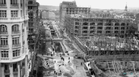 construcción de la Gran Vía