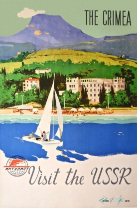 crimea tourist poster soviet era