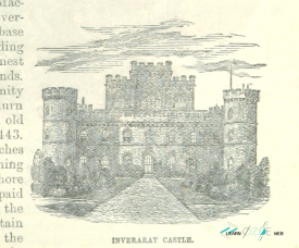 inveraray castle from tweeds guide to glasgow and the clyde with illustrations