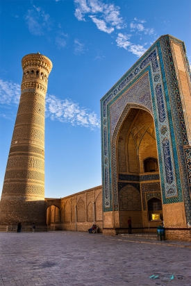 kalyan minaret and gate Uzbekistan