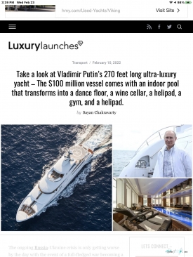 palace of putin boat rich