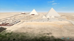 recreacion d de las piramides de egipt