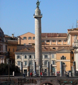 view of trajan column